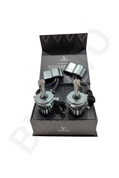 vr pro H4 SILVER LED XENON 22000 LÜMEN 65W ŞİMŞEK ETKİLİ 12-24v