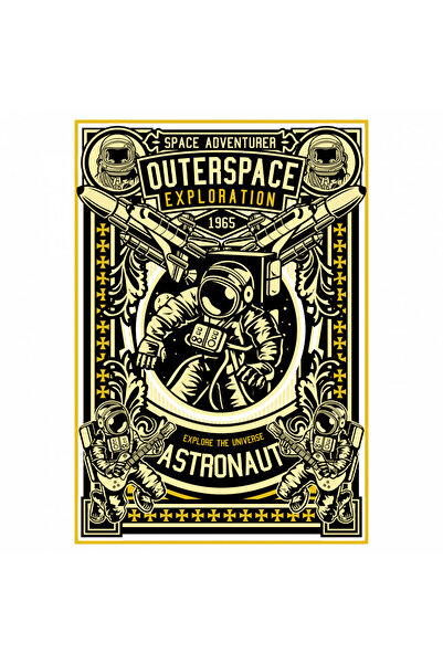 INOVATIX Set de 8 piese, autocolant astronaut explorarea spațiului cosmic, IN...