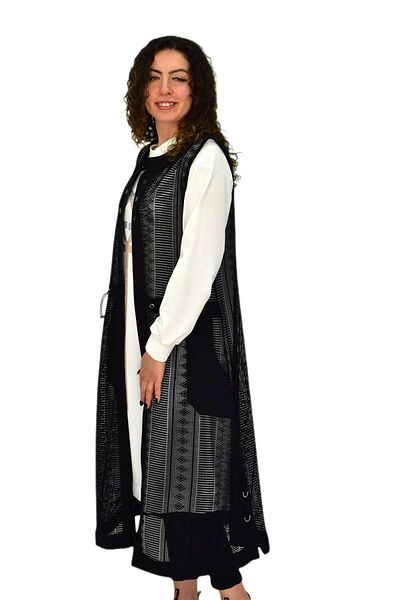 Deste Women's Mesh Long Pocket Zipper Vest Bgl-St04636