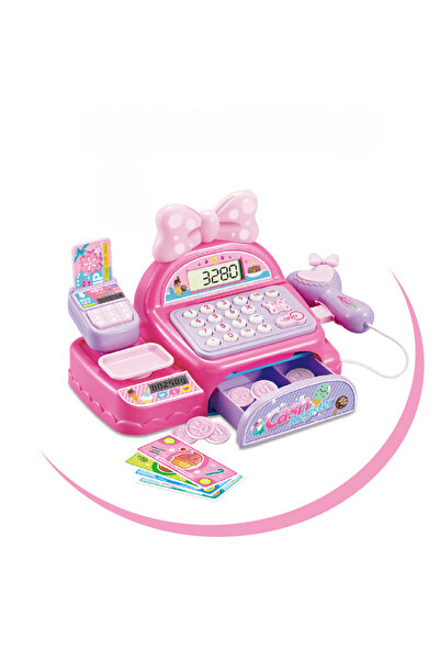 LUDIRO Marking House with Drawer, Sounds and Lights, Simulator, 20 Accessories, Pink, 30x13x15 Cm, ​​+ 3 Years