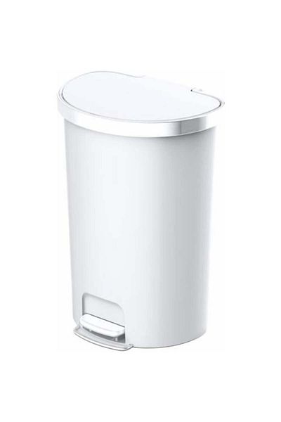 EKO EK62213 Eco Plastic 55L White Waste Bin