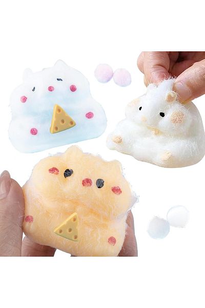 happystoretr 2 Cartoon Hamster Squeeze Toy