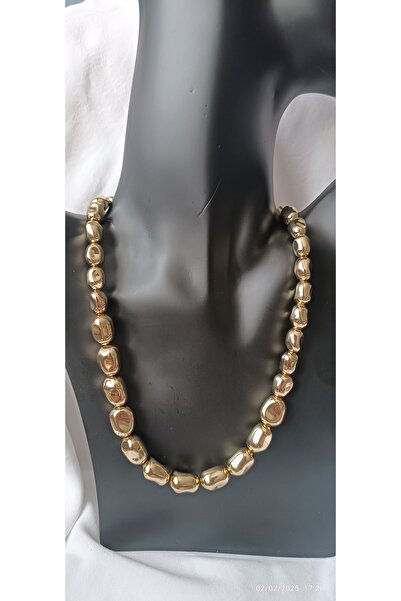 ARİ TAKI قلادة من الخرز المكسور من الذهب