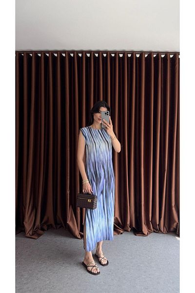 HAZELANNA Color Gradient Dress