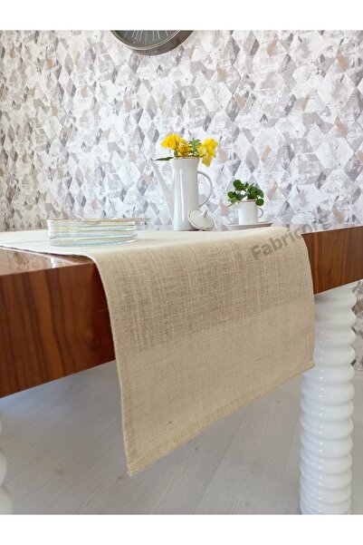 fabricorg Frequently Woven Jute Decorative Runner (130X40 cm)