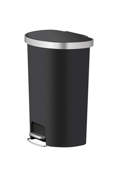 EKO EK62212 55L Black Eco Plastic Waste Bin