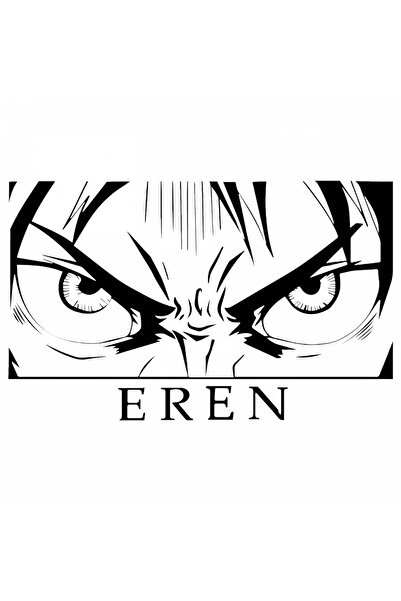 INOVATIX Set de 8 piese, autocolant Atac pe Titan Eren glance, INOVATIX®. 6 cm