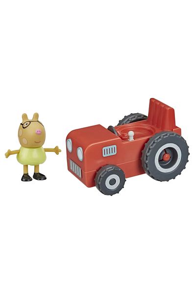 Peppa Pig VEHICLE WITH SMALL TRACTOR FIGURINE