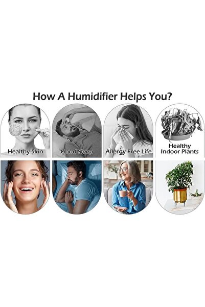 Generic Water Based Air Humidifier LED Night light Air Refresher Air Revitalizer Air Purifier Air Humidifier