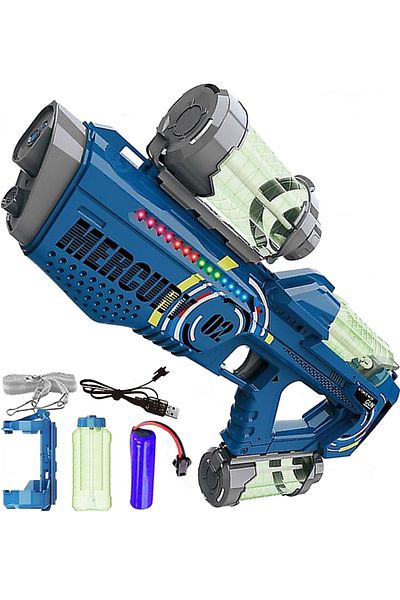 QuTek Electric water gun for children, with lights and sounds, 3 water tanks