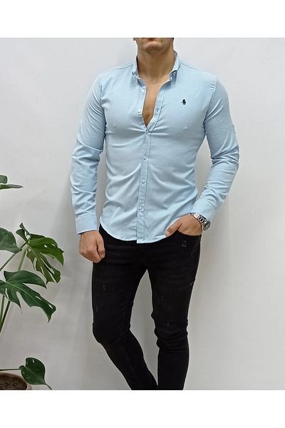 NO4 Cămașă pentru bărbați OXFORD SLIM FIT CUT