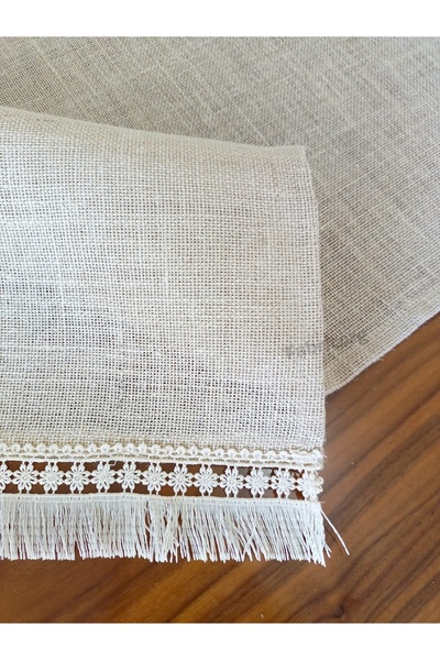 fabricorg Frequently Woven Jute Decorative Runner (130X40 cm)