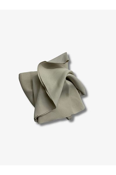 Yiğit Kumaş Cream Camisole (Rib) Fabric, Piece 50X140 cm