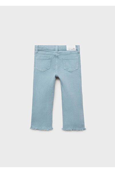 MANGO Baby Dikişsiz flare jean pantolon