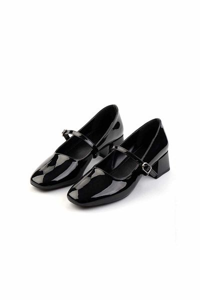 Bambi Black Women's Classic Heeled Shoes K 01213120508