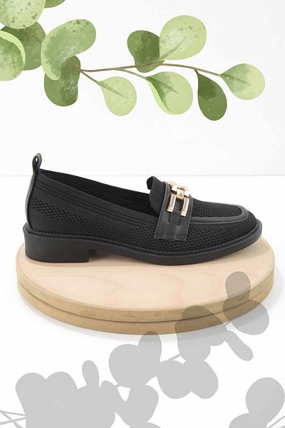 Bambi Μαύρα Γυναικεία Παπούτσια Loafer K01196000182