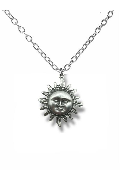 Herşey Nota Unisex Necklace with Sun Face |   Energetic Design with 60 cm Chain