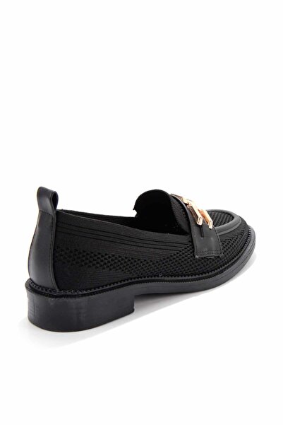 Bambi Черни дамски мокасини K01196000182