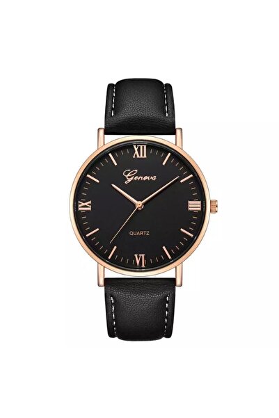 Geneva Ceas casual bărbătesc Geneva G101-1, curea din piele, afișaj analogic