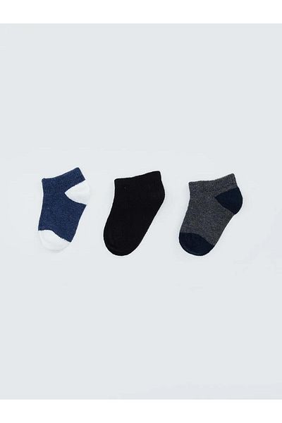 LC Waikiki Lcw Eco Basic Baby Boy Booties Socks 3-Pack (S5)