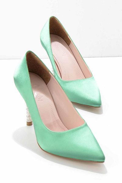 Bambi Pantofi de seara de dama verzi K01205090538