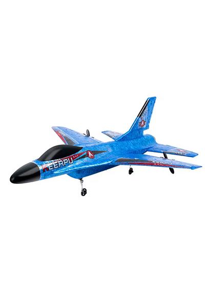 LUDIRO RC Foam Airplane with Remote Control, Durable, USB Charger, LED, Remote Control 200 Meters