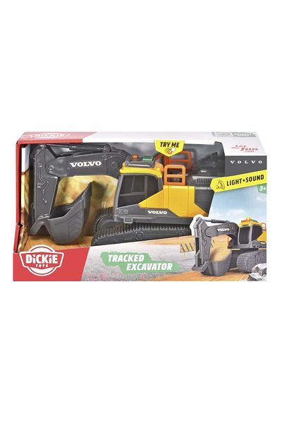 Simba DICKIE VOLVO EXCAVATOR WITH CRAWLER SOUNDS AND LIGHTS