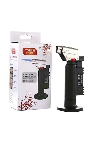 Natural Factors Black/Silver Beginner BBQ Lighter