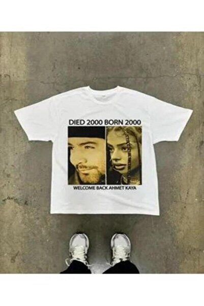 SEDA IŞIKLAR UNİSEX KADIN-ERKEK AHMET KAYA X ALİZADE BASKILI T-SHİRT