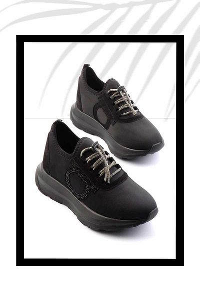 Bambi Black Platinum Women's Sneaker K01212111117