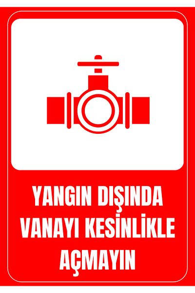 Girl Power 35 X 50 Do Not Open the Fire Shut Off Valve Absolutely Foil Printing Sticker Warning Sign