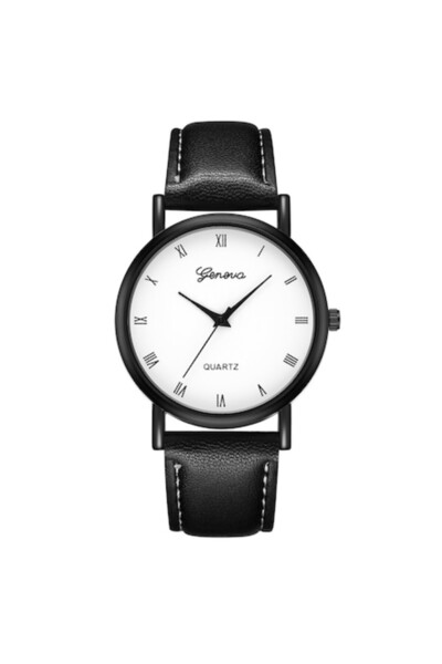 Geneva - Ceas casual de damă Lizzy, negru și alb