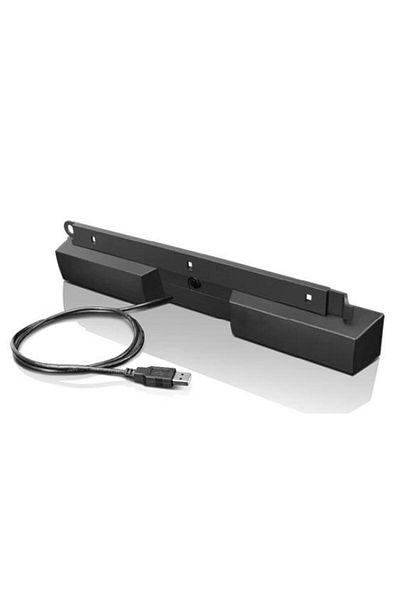 LENOVO USB Soundbar, Compatible with most ThinkVision monitors Dual Speaker support with