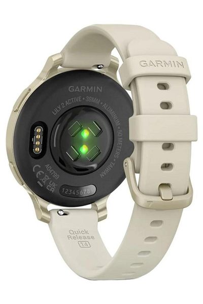 Garmin Lily 2 Active Lunar Gold/Bone Silicone Smartwatches