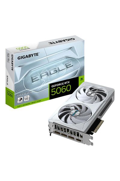 Gigabyte Placa Video GEFORCE RTX 5060 EAGLE OC ICE 8GB GDDR7 128 bit, PCIE 5.0, 3x DP 1x HDMI
