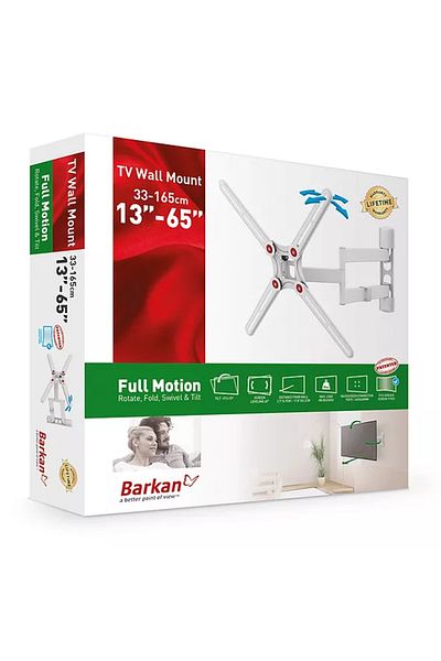 Barkan ﻿Suport TV de perete, 3400W.W, Fix, 29- 65, VESA 400 x 400 mm, suporta pana la 40kg, a