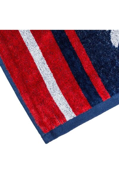 BREZIUM Beach Towel Made of Cotton, Perfect for Sea and Pool, Navy Blue, 150x75 cm, BREZIUM