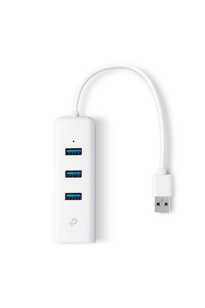 TP-LINK USB 3.0 UE330 2 în 1- Adaptor Gigabit Ethernet & 3-Port Hub, UE330, 4 USB-A 3.0 Ports,