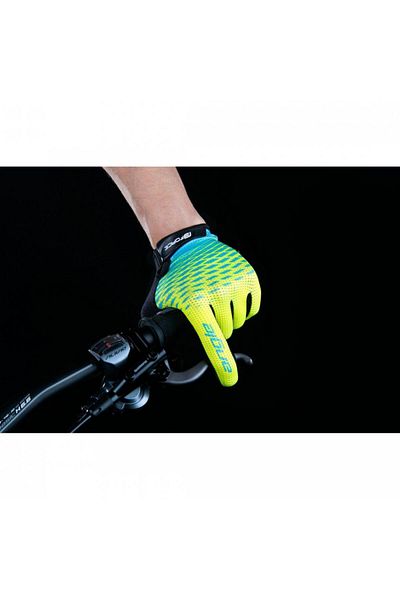 Pegas Force MTB Angle Gloves, fluo/blue XL
