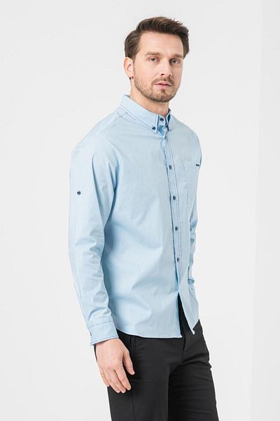 Pegas Shirts MEN'S CASUAL SHIRT LIGHT BLUE M