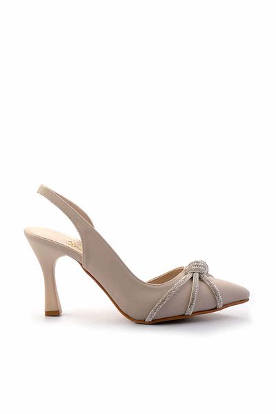 Bambi Pantofi de seara de dama bej mat K01471060438