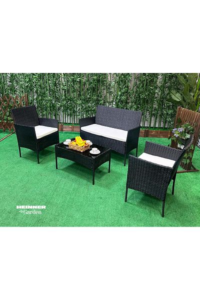 Heinner 4 PIECE BLACK FURNITURE SET