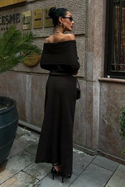 THE VOLER Madonna Collar Skirt Suit 10078