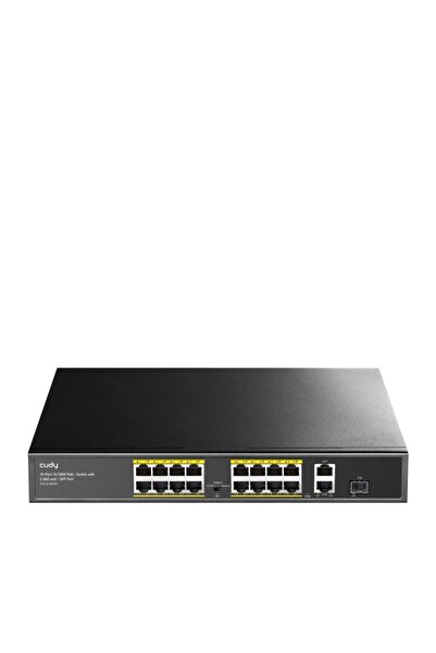 cudy Switch CUDY cu 16 porturi 10/100M PoE+, 2 Gigabit