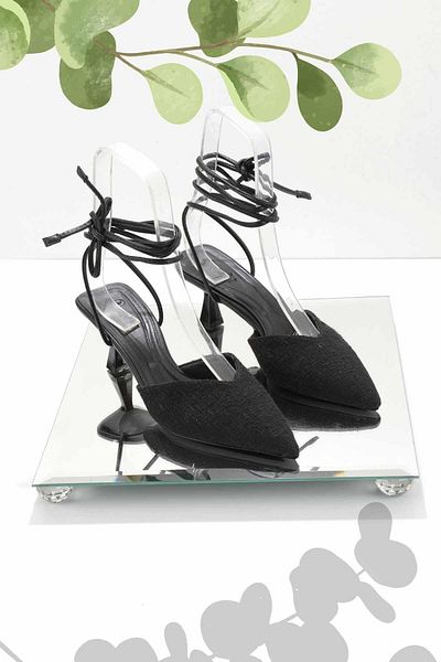 Bambi Pantofi rochii de seara dama negri K01231316904