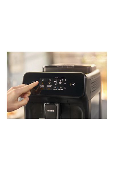 Philips Automatic espresso machine EP1224/00, 1500W, 2 drinks, classic milk frothing system, display