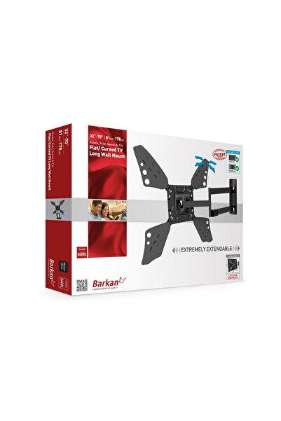 Barkan TV / Monitor Mounts Barkan FM 13-83 50kg white TV wall mount