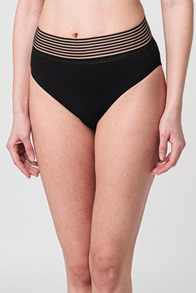 Pegas , Chiloti hipster cu decupaj pe spate, Negru, M