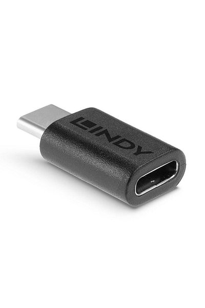 LİNDY USB 3.2 Type C to C adapter, dimensions 26.5x13x7.5mm, supported bandwidth 20Gbps,
