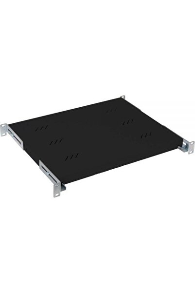 TRITON 19-инчов 1U перфориран фиксиран рафт за рак, 250 мм, 40 кг, сив